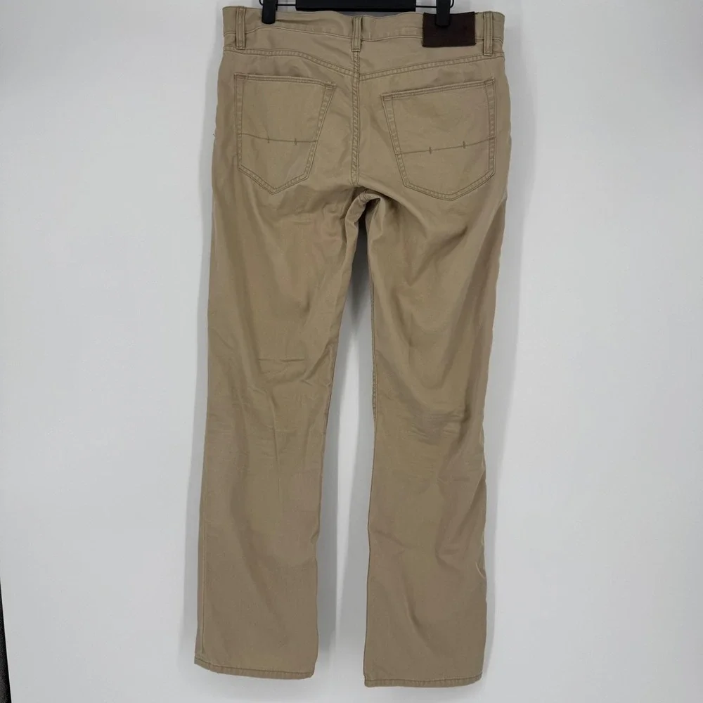 Polo Ralph Lauren Mens Tan Khaki Straight Leg Chino Pants 34x32 5-Pocket Cotton